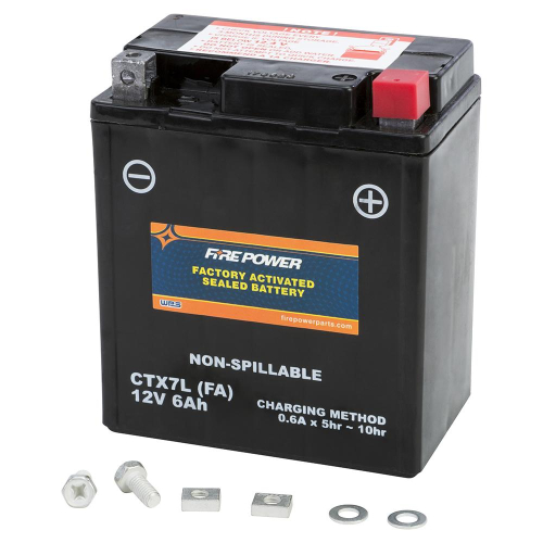 Fire Power - Fire Power Factory Activated Maintenance Free Sealed Battery - CTX7L-BS (FA)