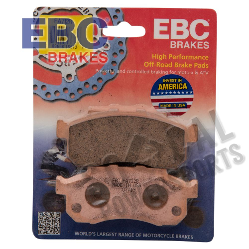 EBC - EBC R Series Long Life Sintered Brake Pads - FA712R