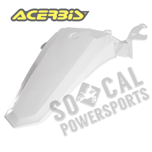 Acerbis - Acerbis Rear Fender - White - 2449670002