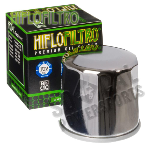 HiFlo - HiFlo Oil Filter - Chrome - HF204C