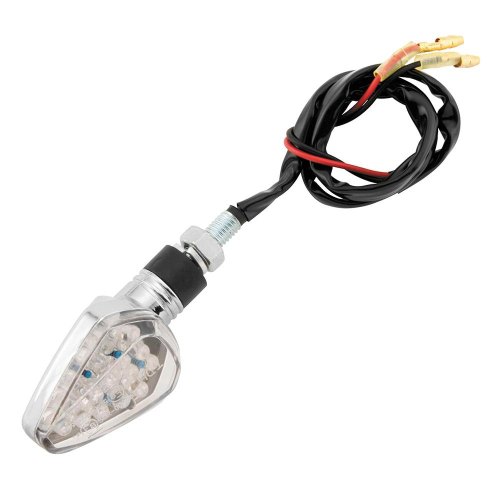 BikeMaster - BikeMaster Arrow Head LED Turn Signals - Chrome - 266221