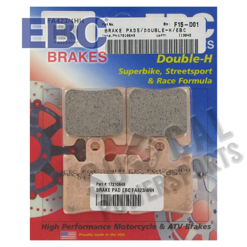 EBC - EBC Double-H Sintered Brake Pads - FA423/4HH