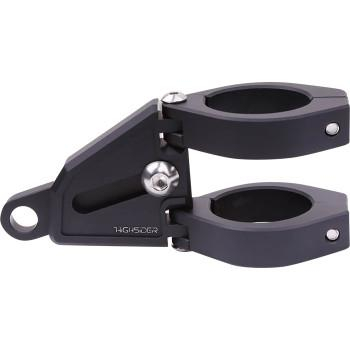 Highsider - Highsider Adjustable Headlight Mounting Bracket - 42-43 mm Clamps - 220-810408