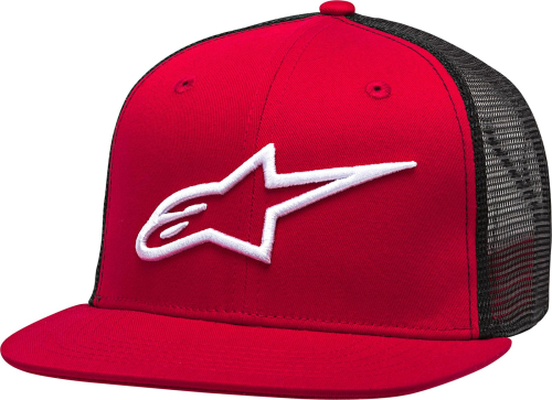 Alpinestars - Alpinestars Corp Trucker Hat - 1025-81003-3010 - Red/Black - OSFA