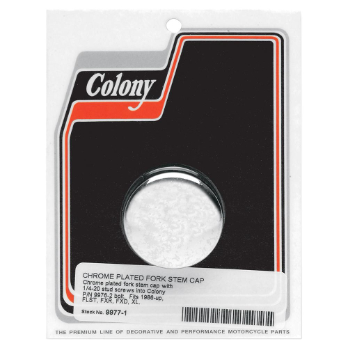 Colony - Colony Chrome Stem Cap for Stem Bolt Kit - 9977-1