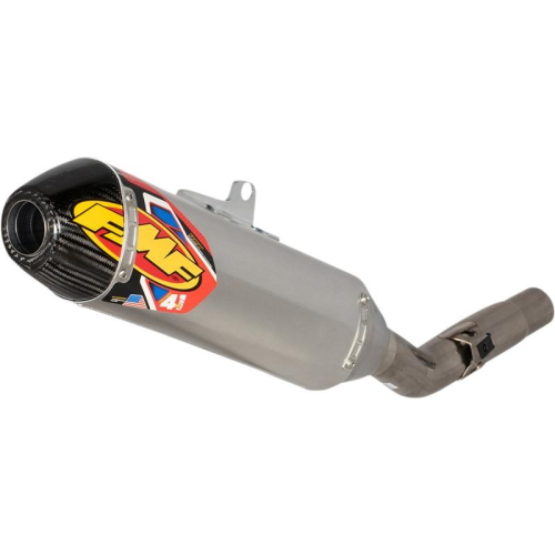 FMF Racing - FMF Racing Factory 4.1 RCT Slip-On - Aluminum Muffler - Carbon End Cap - 41602