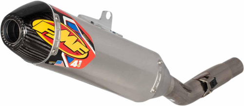 FMF Racing - FMF Racing Factory 4.1 RCT Slip-On - Aluminum Muffler - Carbon End Cap - 041602