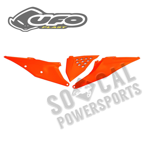 UFO Plastics - UFO Plastics Vented Side Panels - Neon Orange - KT05004-FFLU