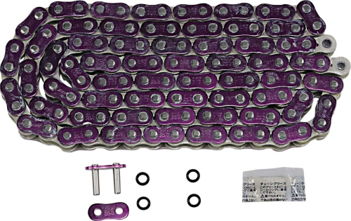 EK Chain - EK Chain 525 ZVX3 Series ZX-Ring Chain - 120 Links - Purple - 525ZVX3-120AP