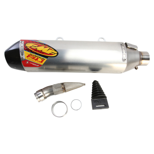 FMF Racing - FMF Racing Factory 4.1 RCT Slip-On - Stainless Steel/Aluminum Muffler - Carbon Fiber End Cap - 045594