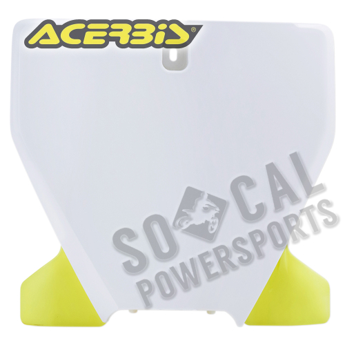 Acerbis - Acerbis Front Number Plate - White 20 - 2726576814