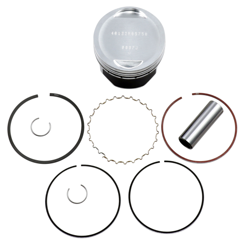 Wiseco - Wiseco Piston Kit - Standard Bore 57.45mm, 12:1 Compression - 40132M05750