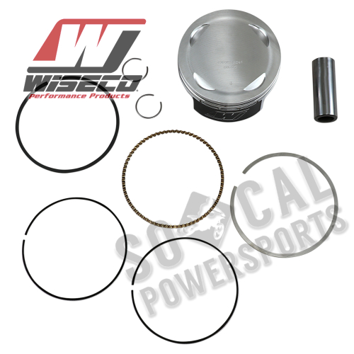 Wiseco - Wiseco Piston Kit - 2.41mm Oversize to 104.75mm, 10.5:1 Compression - 4989M10241