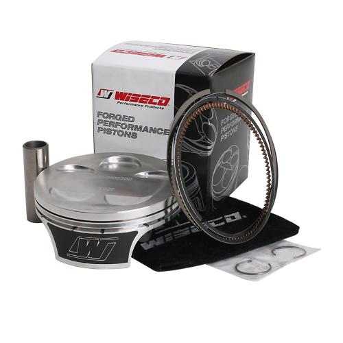 Wiseco - Wiseco Piston Kit - 6.00mm Oversize to 88.95mm, 13:1 Compression - 4982M08300