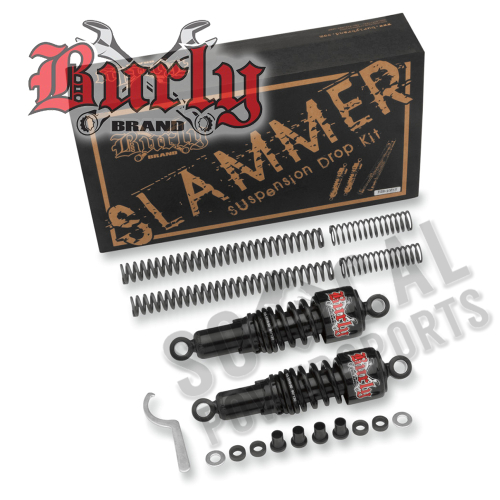 Burly Brand - Burly Brand Slammer Suspension Drop Kit - Black - B28-1001B