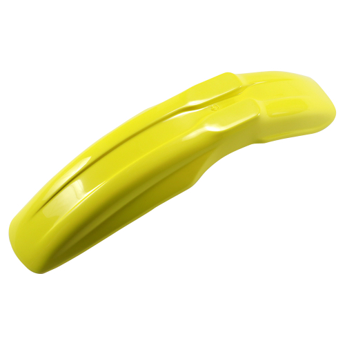 UFO Plastics - UFO Plastics Universal Supermoto Front Fender - RM/RMZ Light Yellow 01-20 - PA01027-102