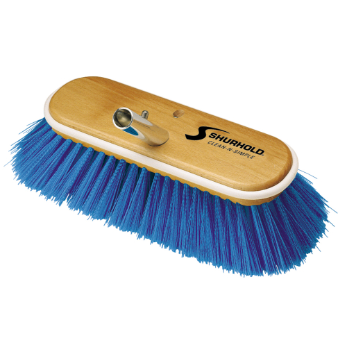 Shurhold - Shurhold 10" Extra-Soft Deck Brush - Blue Nylon Bristles