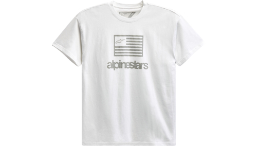 Alpinestars - Alpinestars Flag T-Shirt - 12137262020M - White - Medium