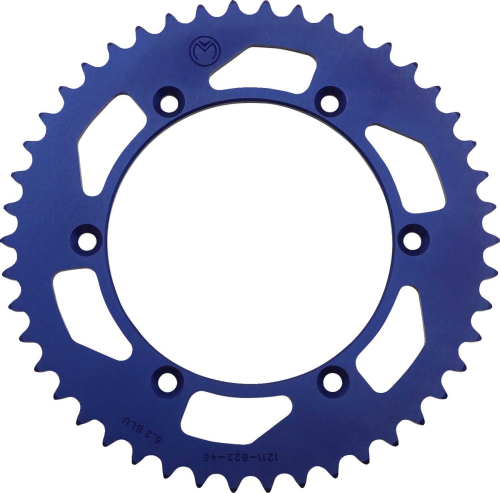 Moose Racing - Moose Racing Aluminum Rear Sprocket - 46T - Blue - 1211-1903