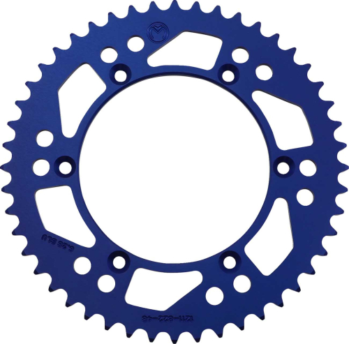 Moose Racing - Moose Racing Aluminum Rear Sprocket - 47T - Blue - 1211-1905