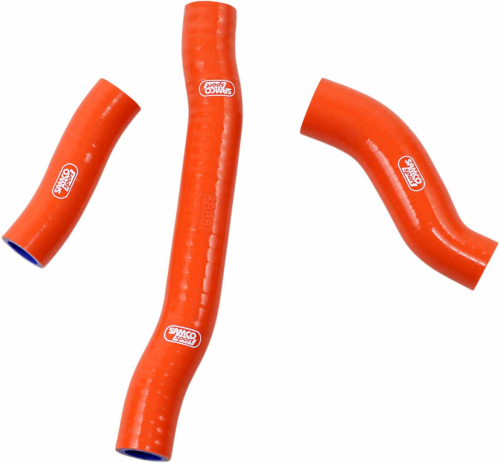 Moose Racing - Moose Racing Race Fit Radiator Hose Kit - 3 - Orange - KTM-104