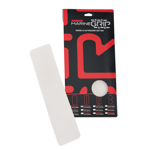 Harken - Harken Marine Grip Tape - 3 x 12" - Translucent White - 8 Pieces