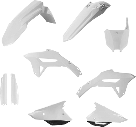 Acerbis - Acerbis Full Plastic Kit - White - 2858920002