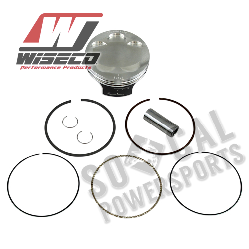 Wiseco - Wiseco Piston Kit - 3.00mm Oversize to 101.00mm, 12.5:1 Compression - 4906M09800