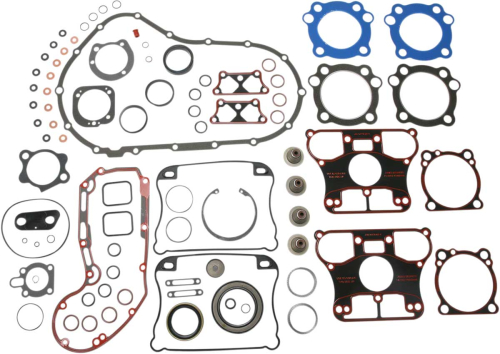 James Gasket - James Gasket Complete Motor Gasket Set with Metal Cylinder Base-Rocker Cover Base Gaskets - JGI-17047-04-X