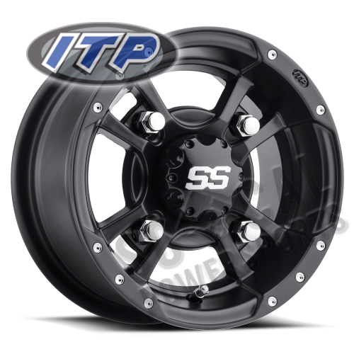 ITP - ITP SS112 Sport Wheel - 10x5 - 3+2 Offset - 4/144 - Black - 1028334536B