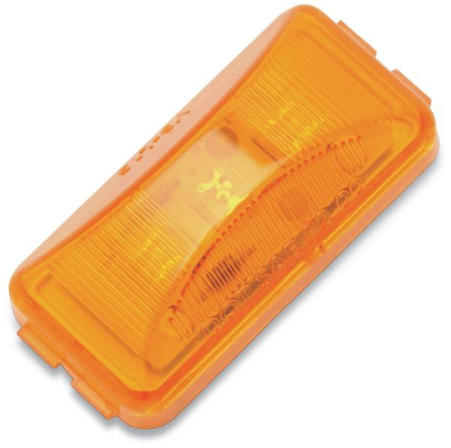 Bluhm Enterprises - Bluhm Enterprises Rectangle 2.5in 3 LED Trailer Light - Amber - BL-TRLEDSQA