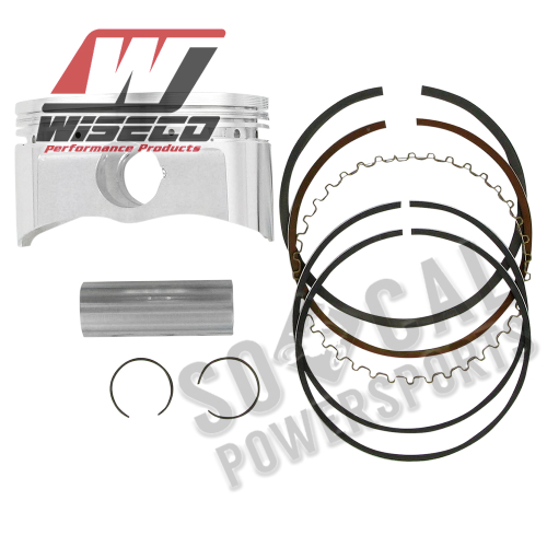 Wiseco - Wiseco Piston Kit - 2.41mm Oversize to 104.74mm, 9:1 Compression - 4562M10241