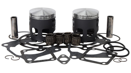 Vertex - Vertex Cast Replica Top End Piston Kit - 0.50mm Oversize to 64.45mm, Standard Compression - VTK23607050