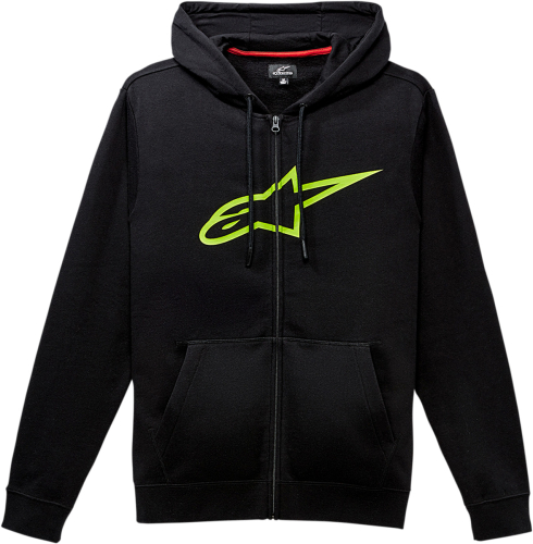 Alpinestars - Alpinestars Ageless II Zip Hoodie - 1038530521060L - Black/Green - Large