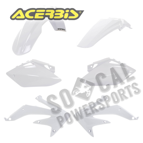 Acerbis - Acerbis Plastic Kit - White - 2071100002