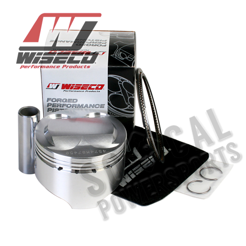 Wiseco - Wiseco Piston Kit - 2.00mm Oversize to 77.95mm, 11:1 Compression - 4574M07600