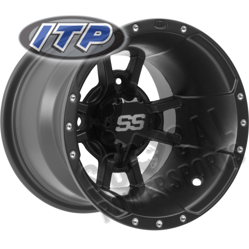 ITP - ITP SS112 Sport Wheel - 9x8 - 3+5 Offset - 4/110 - Black - 0928385536B