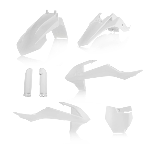 Acerbis - Acerbis Full Plastic Kit - White - 2791526811