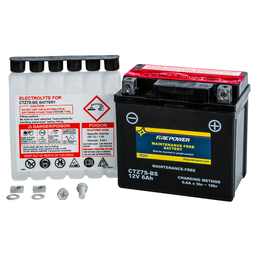 Fire Power - Fire Power Maintenance Free Sealed Battery - CTZ7S-BS