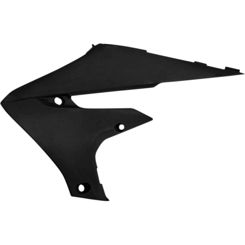 Acerbis - Acerbis Radiator Shroud - Black Metallic - 2685877440