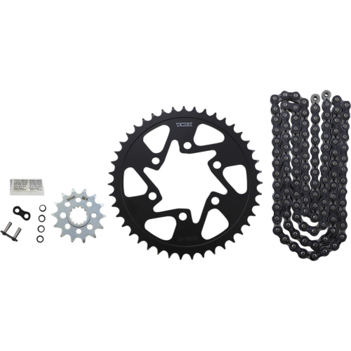 Vortex - Vortex HFRA Hyper Fast 520 Conversion Chain and Sprocket Kit - Black - 45 Rear - 14 Front - CK4219