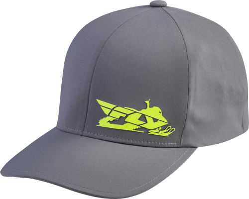 Fly Racing - Fly Racing Fly Primary Delta Hat - 351-0372S - Heather - Sm-Md