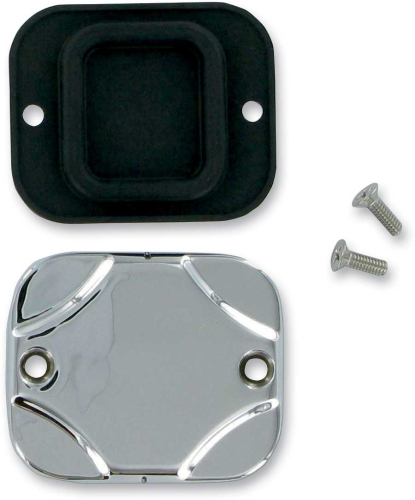 Drag Specialties - Drag Specialties Chrome Master Cylinder Cover  for Chrome Handlebar Control Kits with Mechanical Clutching - 07-0648-CP