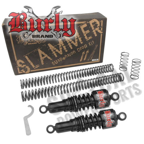 Burly Brand - Burly Brand Slammer Suspension Drop Kit - Black - B28-1003B