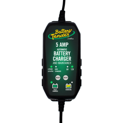 Battery Tender - Battery Tender High Efficiency Power Tender Plus Charger - 5 amp - 022-0186G-DL-WH