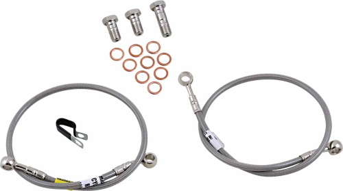 Galfer Brakes - Galfer Brakes Stainless Steel Front Hydraulic Brake Line Kit - FK003D348-2