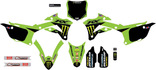 DCOR - DCOR 2021 Monster Energy Complete Graphic Kit - Black - 20-20-121