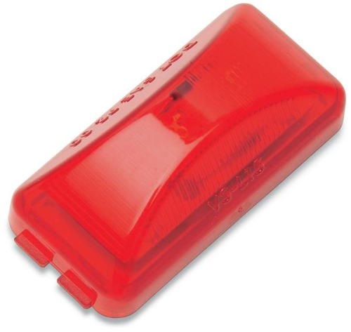 Bluhm Enterprises - Bluhm Enterprises Rectangle 2.5in 3 LED Trailer Light - Red - BL-TRLEDSQR