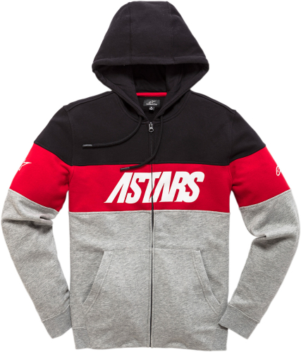 Alpinestars - Alpinestars Grupo Zip Hoodie - 1210533001028XL - Black/Gray Heather - X-Large