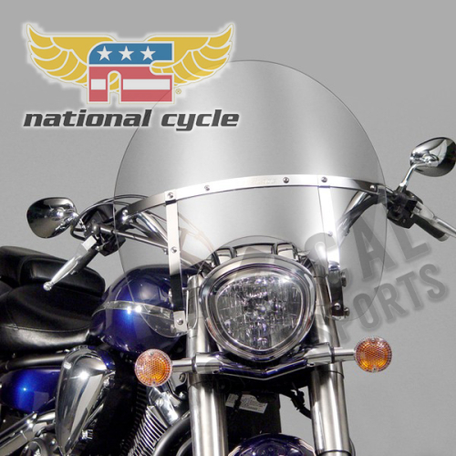 National Cycle - National Cycle SwitchBlade Chopped Windshield - Clear - N21437